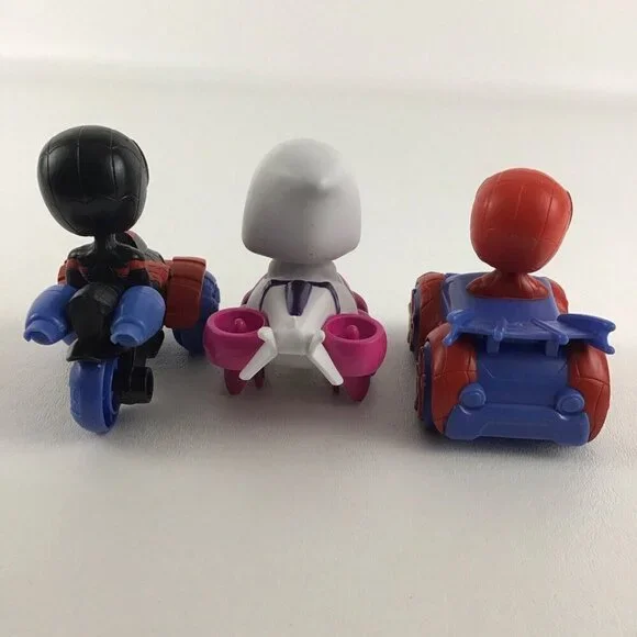 Marvel Spidey & His Amazing Friends Web Squad Racers Miles Morales Ghost Spider - Picture 3 of 6